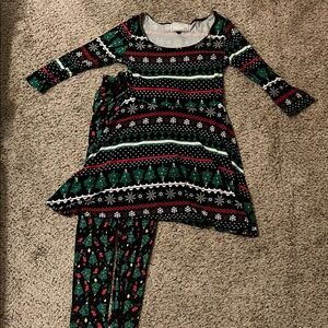 Christmas in July! Women’s large ugly Xmas dress and leggings!